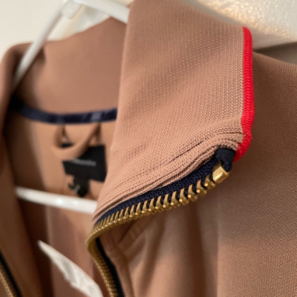 FiveSeventyFive Track Jacket in Tan
